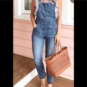 Madewell Skinny Overalls: Drop-Hem Edition XXS